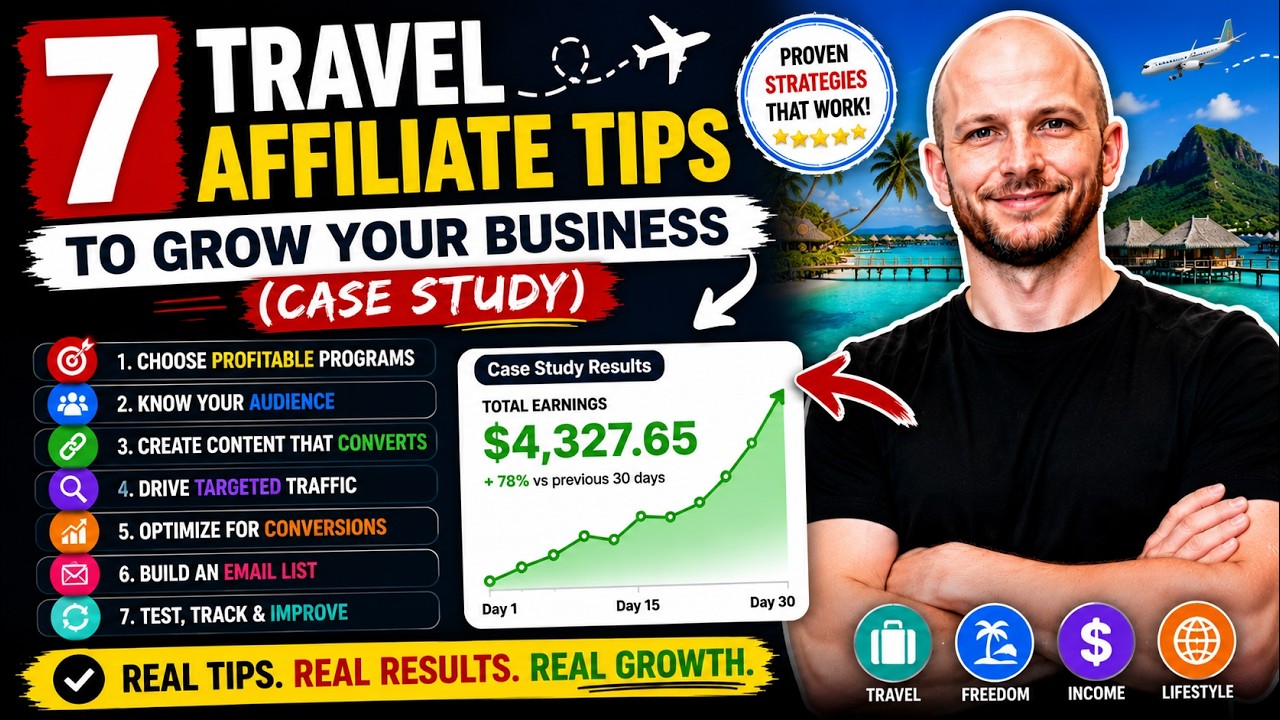 7 Travel Affiliate Tips to Grow Your Business (Case Study)