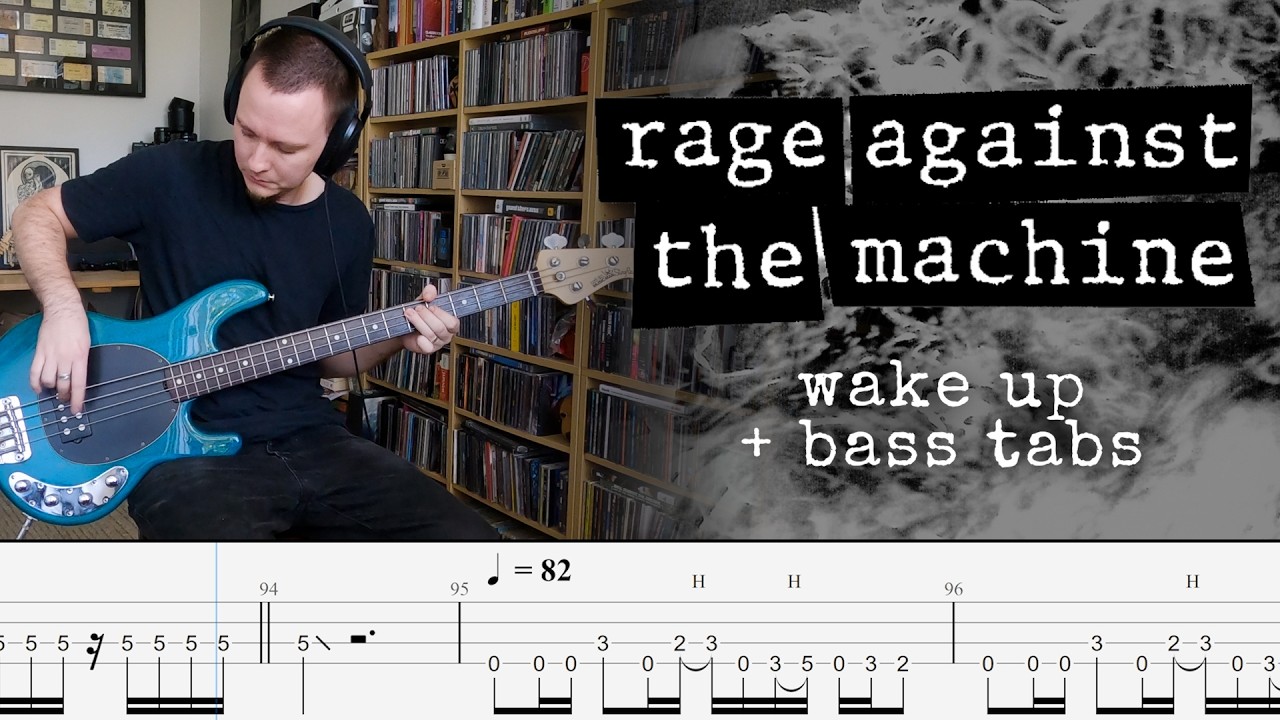Rage Against The Machine - Wake Up - Bass Cover + tabs
