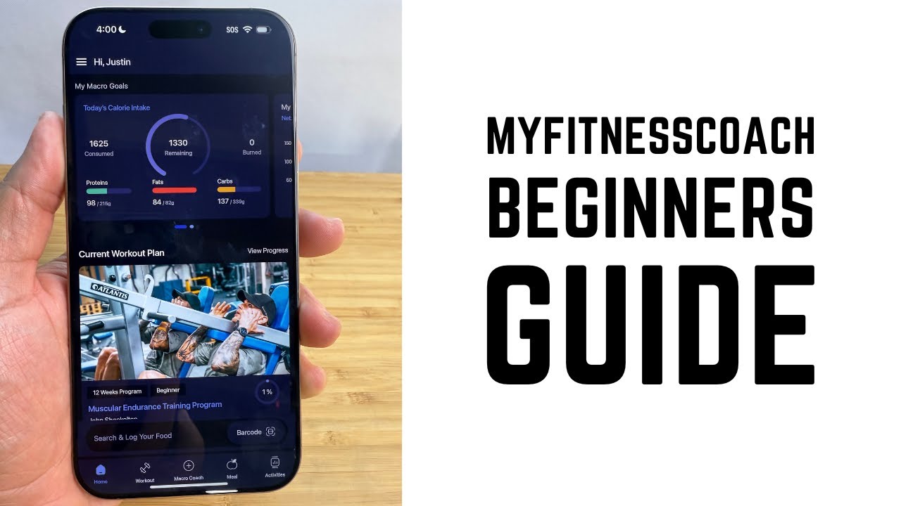MyFitnessCoach &mdash; полное руководство для начинающих