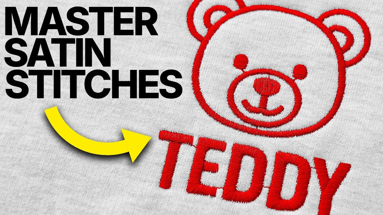 МАСТЕР-КЛАСС! Оцифровка гладьевого стежка! Учебное пособие по оцифровке машинной вышивки