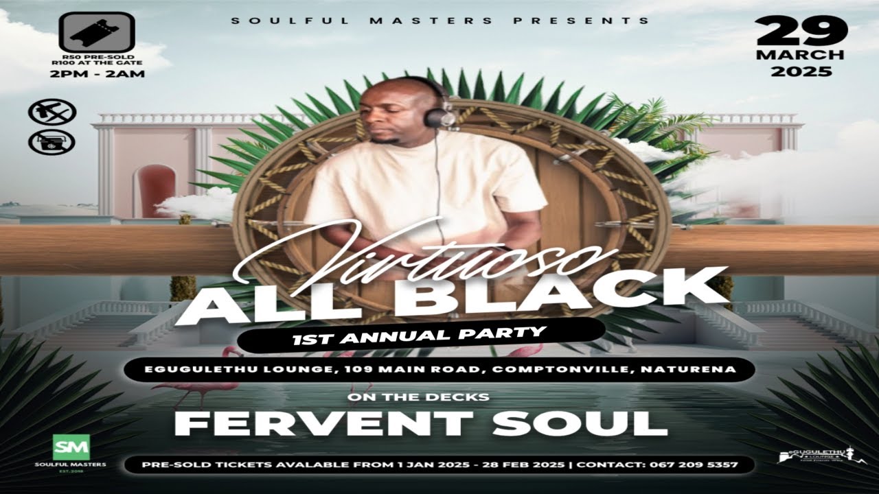 Fervent Soul Live @ Virtuoso All Black 2025 | Soulful House Set | Soulful Masters