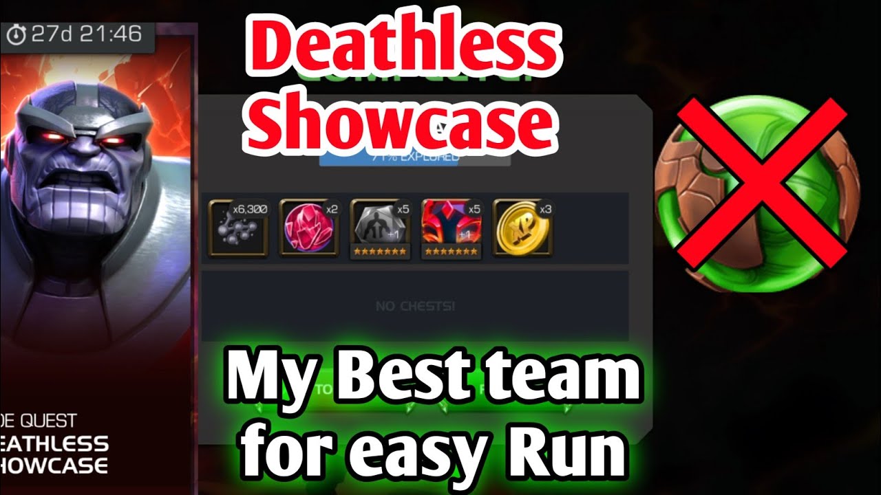 Deathless Showcase easy Run | Right path | My best team for Revive less Run MCOC