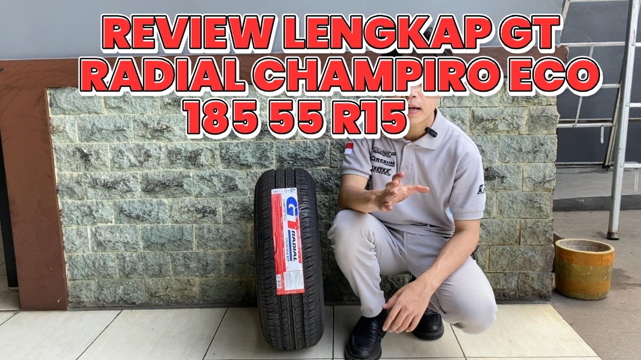 REVIEW JUJUR BAN GT RADIAL CHAMPIRO ECO 185 55 R15😱😱 cocok untuk jalanan indonesia?