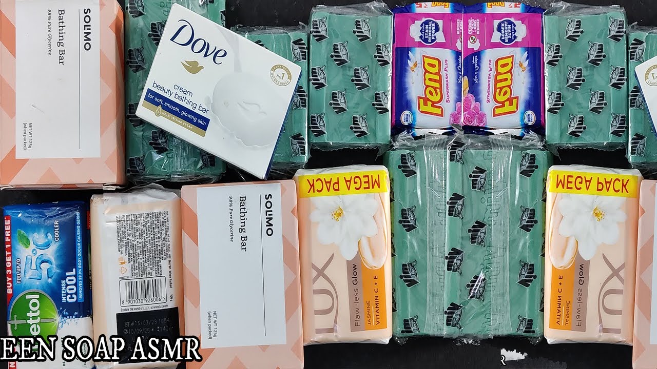 International Mix SOAP HAUL OPENING and Cutting SOUND ASMR/ SO SATISFYING/  MIX साबुन ASMR
