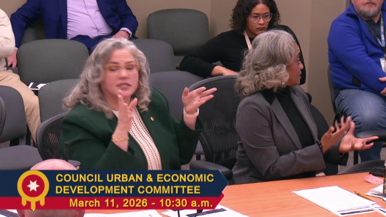 Council Urban & Economic Development Committee Meeting