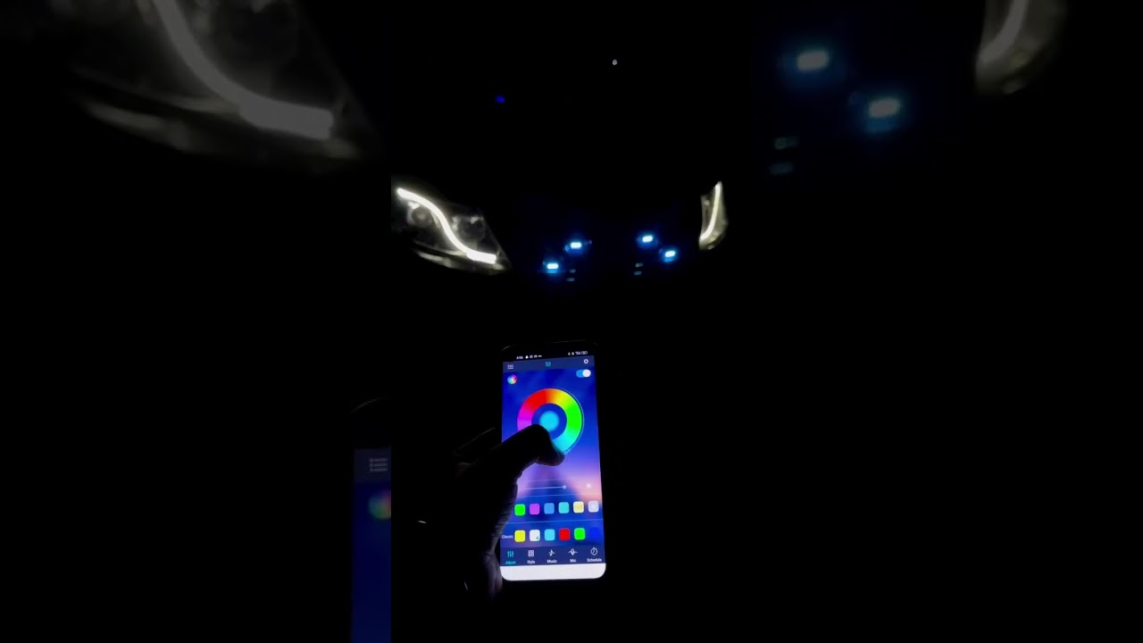 NEW PRODUCT ALERT!!!NEW RGB APP CONTROL GRILL LIGHTS FOR ALL CARS !!! Order now
