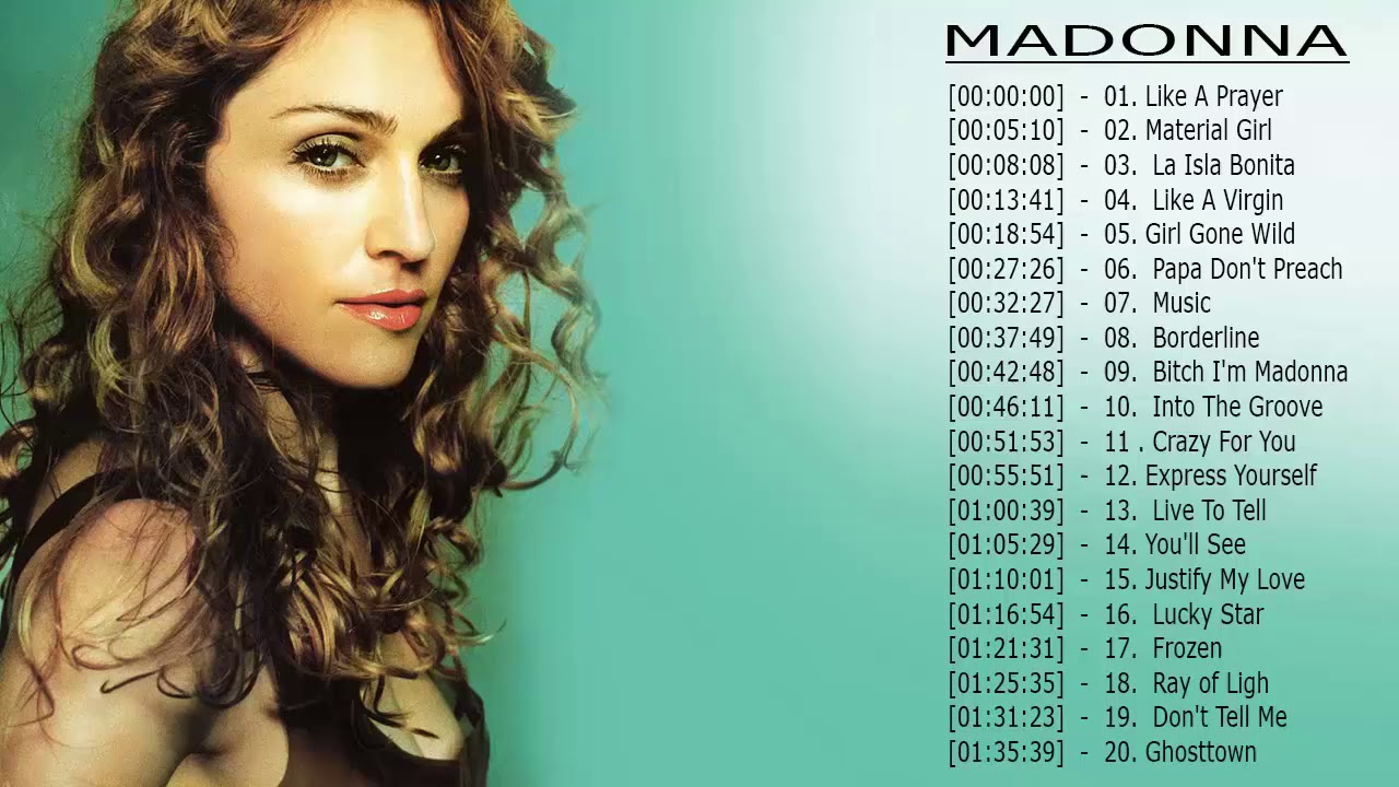 Best Songs Madonna || Top 30 Songs Madonna || Madonna Live