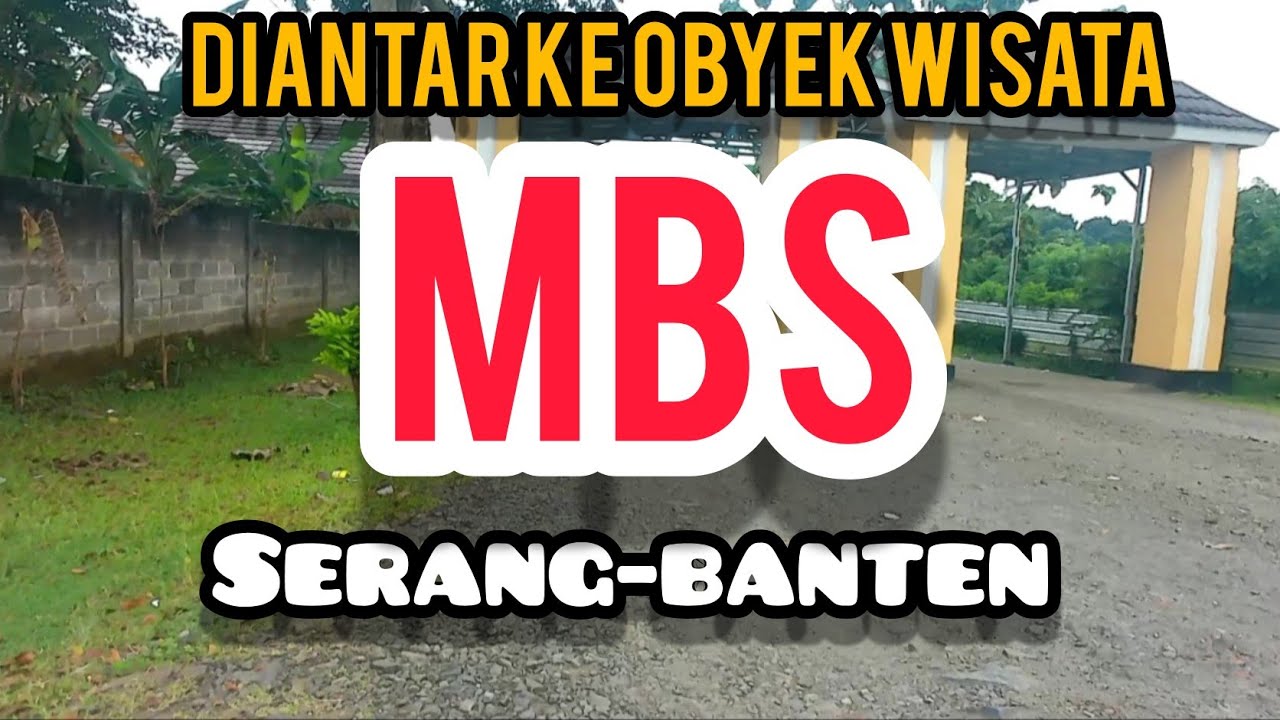 Di antar ke Taman Wisata MBS Serang dari exit toll Serang Timur, Banten  #bricabpro5