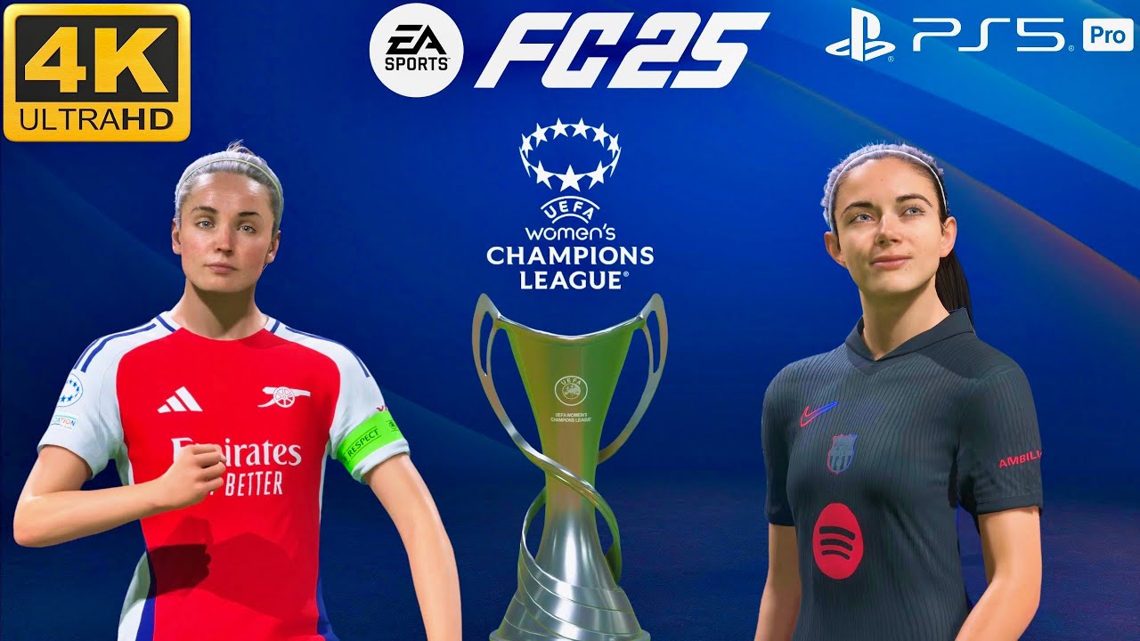 EA FC 25 - Arsenal Women Vs Barcelona Women - UWCL Final 24/25 Full Match | PS5 PRO 4K