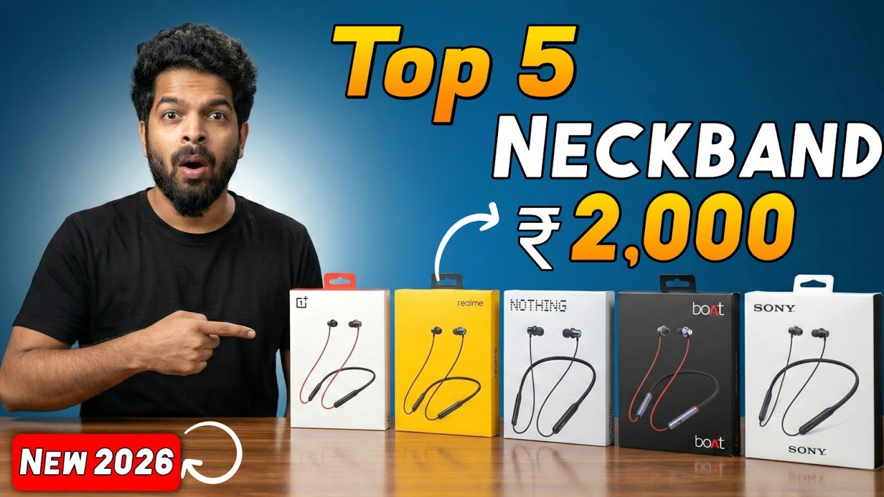 Best Neckband Under 2000 in 2026⚡Best Neckband Under 2000🔥Best Earphones Under 2000⚡Best Neckband
