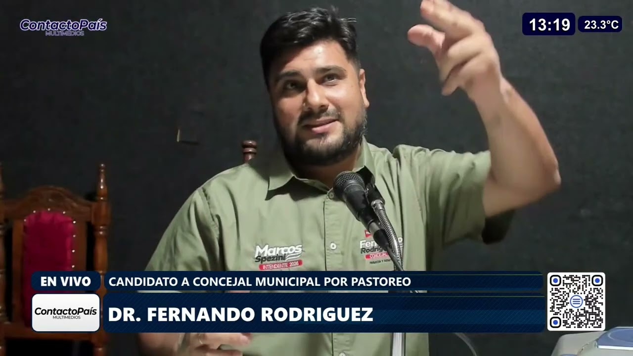 3ra Parte con el Dr. Fernando Rodriguez - Candidato a Concejal Municipal por Pastoreo