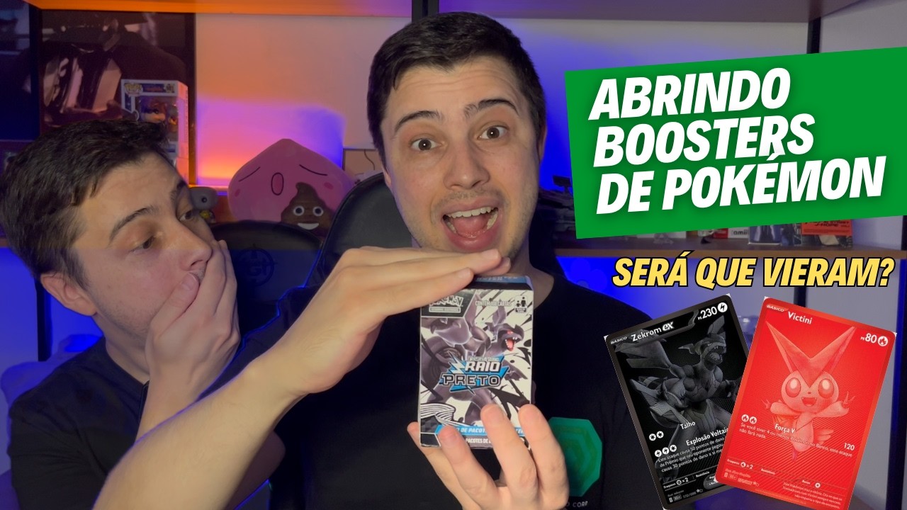 Comprei 18 boosters depois de mais de 20 ANOS SEM COLECIONAR Pokémon TCG | Será que deu bom?