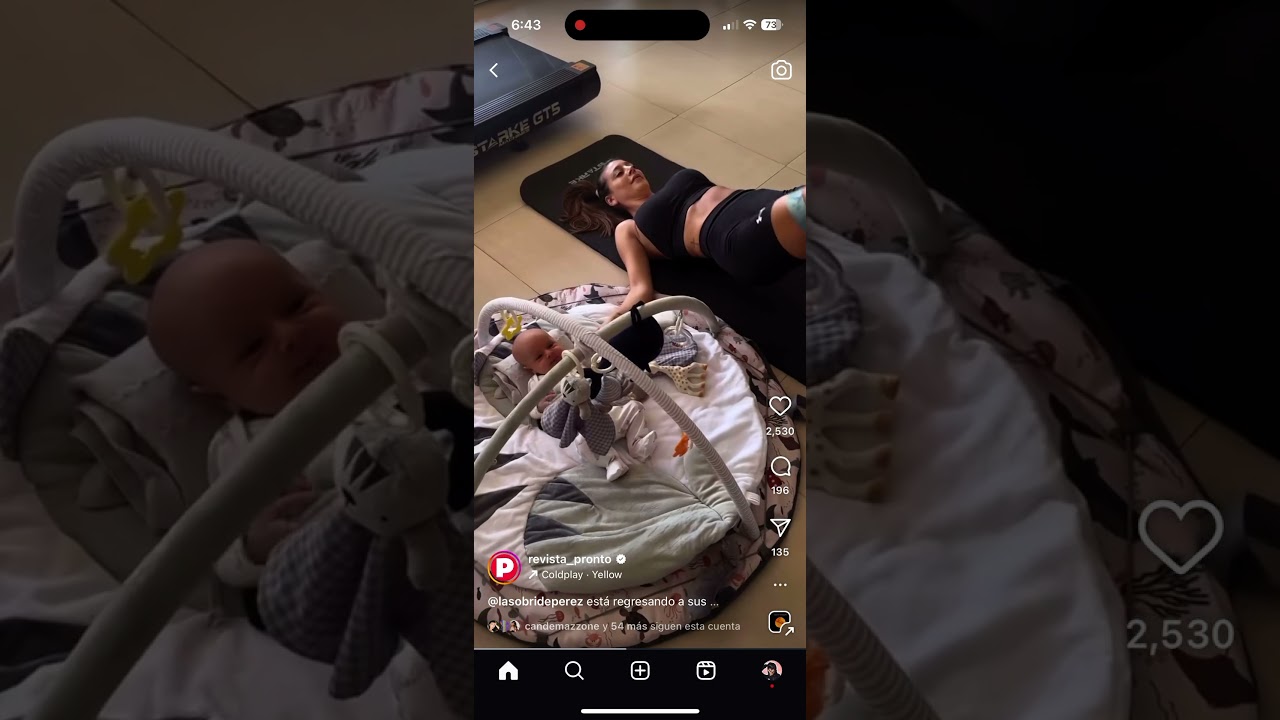 Sol Pérez volvió a entrenar a un mes de haber tenido a su hijo 🫡 