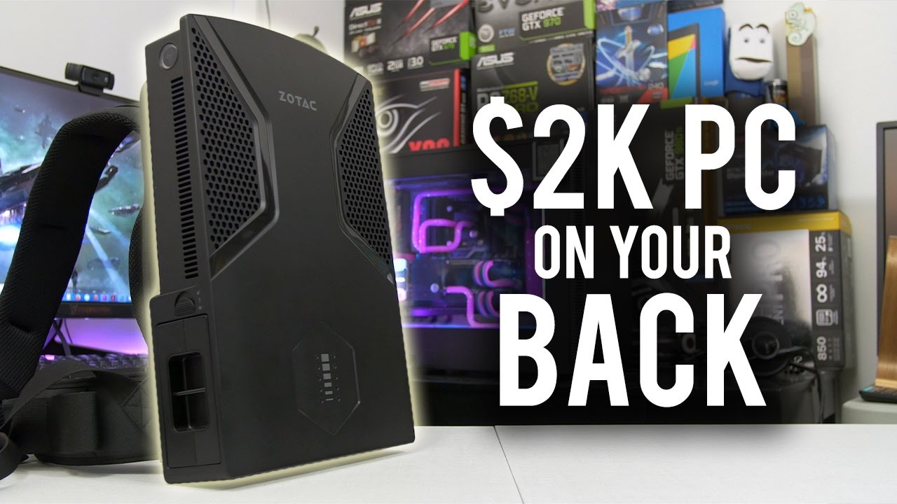 GTX 1070 Powered VR GO Backpack from Zotac!