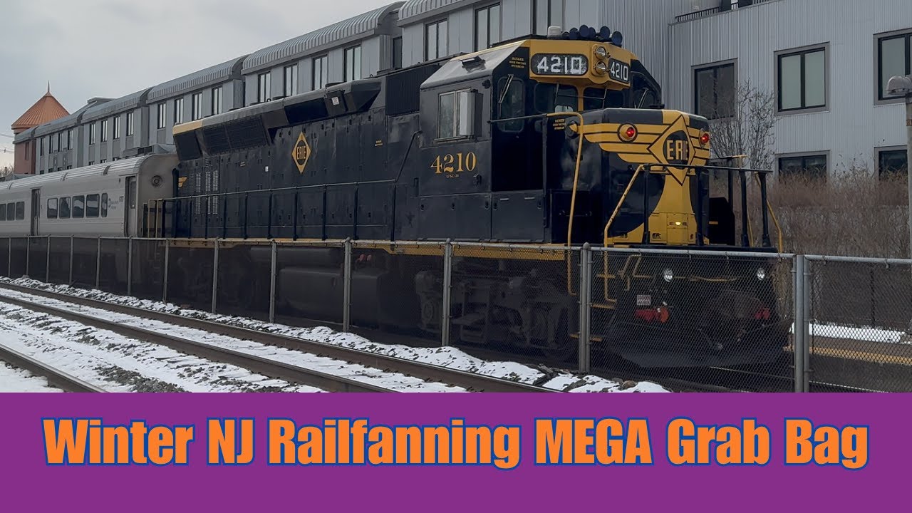 A New Jersey Winter Railfanning MEGA Grab Bag. Cold Trains During the Winter Solstice!