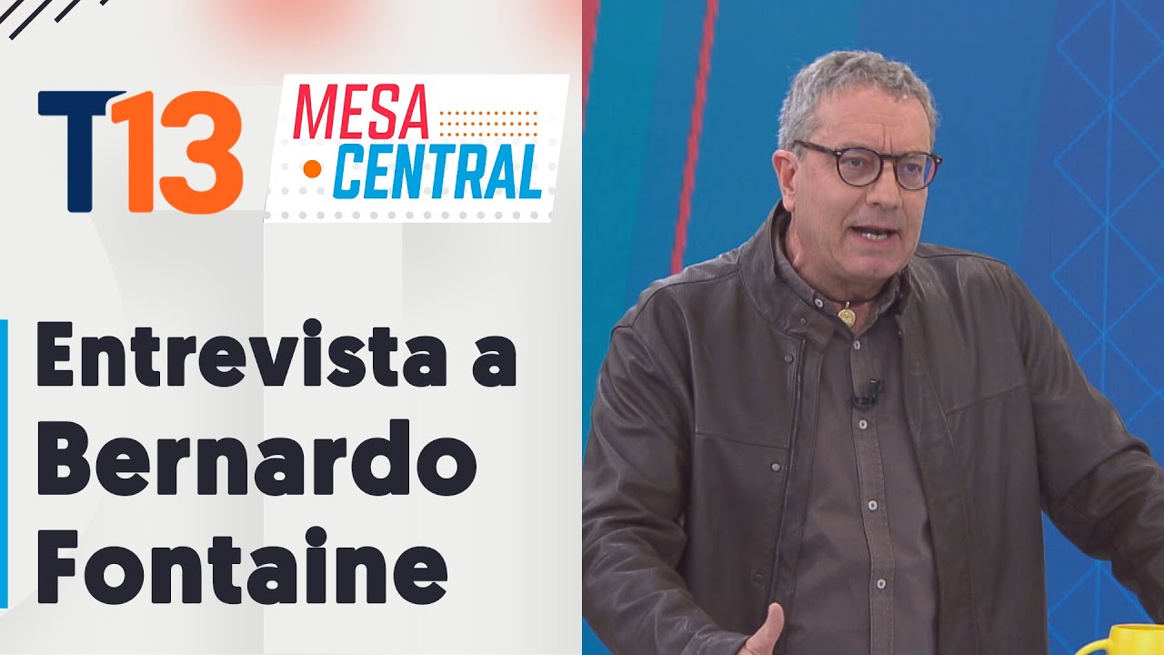 Bernardo Fontaine, economista del comando de José Antonio Kast, en Mesa Central
