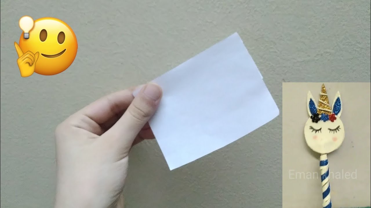 فكره تحفه بقطعة فوم صغيرة جدا 😉👌