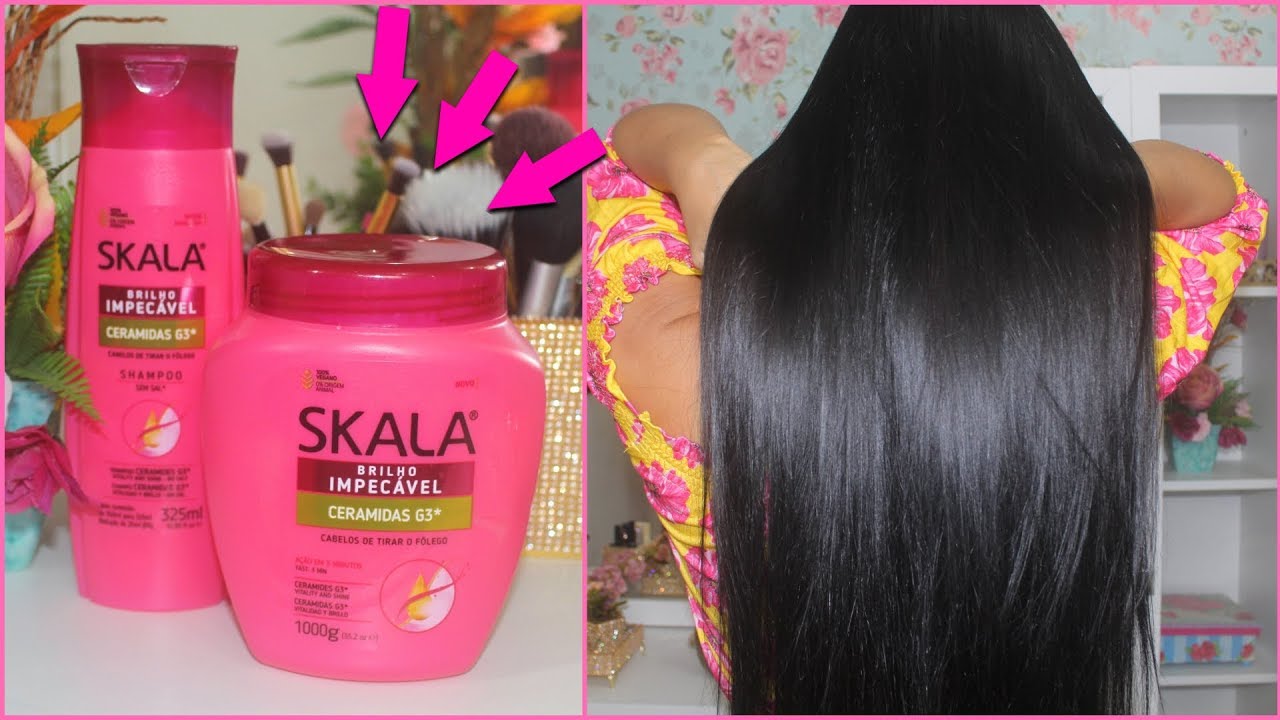 Cabelo ESPELHADO de Tanto BRILHO! Sela e Hidrata os Fios Skala Ceramidas 3G