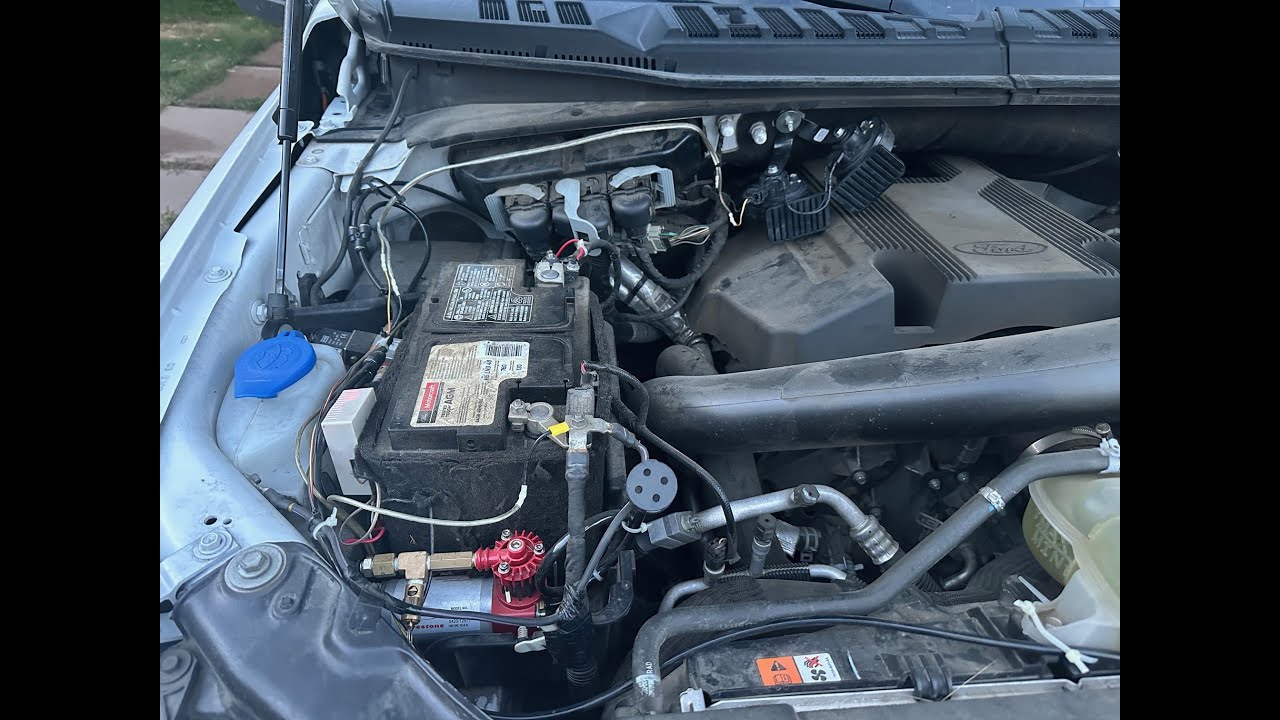 Horn relocation - eliminate disconnect through grill 2018-2020 F150