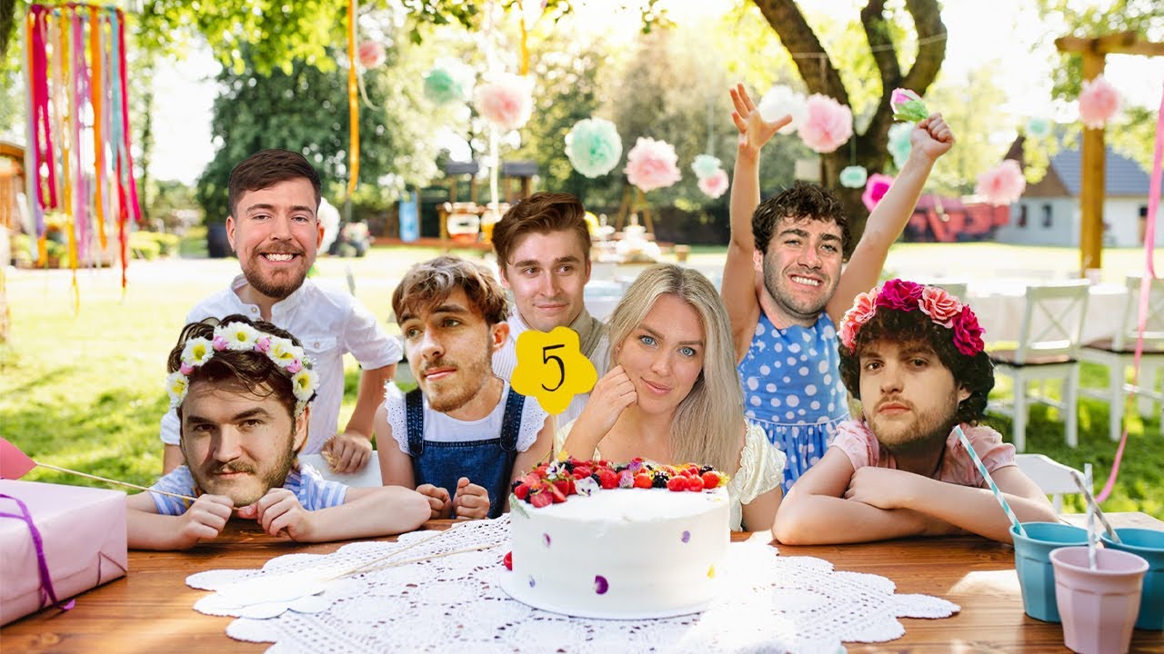 Inviting Youtubers To Our Birthday w/Jschlatt, Mr.Beast, Dream and More
