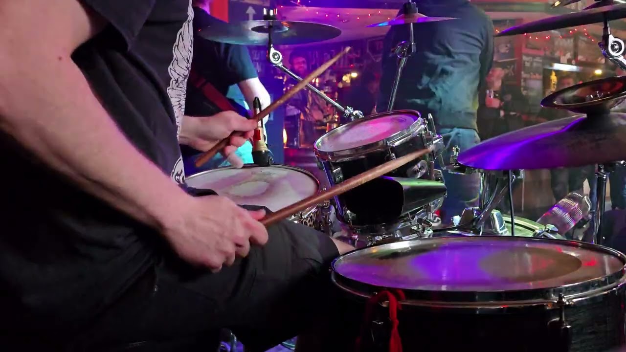 Fallen North - The Sun Sets Red at Wangies, Eccles 30/05/2025 drum can. FN-2.0 debut gig 