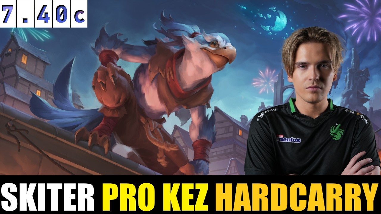🤯SKITER [KEZ] HC 7.40c - DOTA 2 HIGHEST MMR MATCH#dota2   #dota2gameplay     #yatorodota2