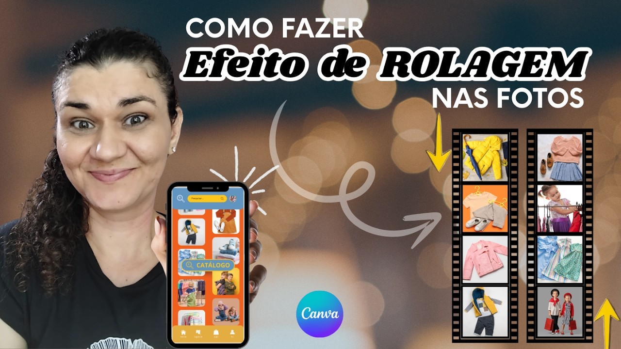 Aprenda a Fazer EFEITO DE ROLAGAM nas SUAS FOTOS e AUMENTE as Suas VENDAS! (Passo a Passo Fácil)