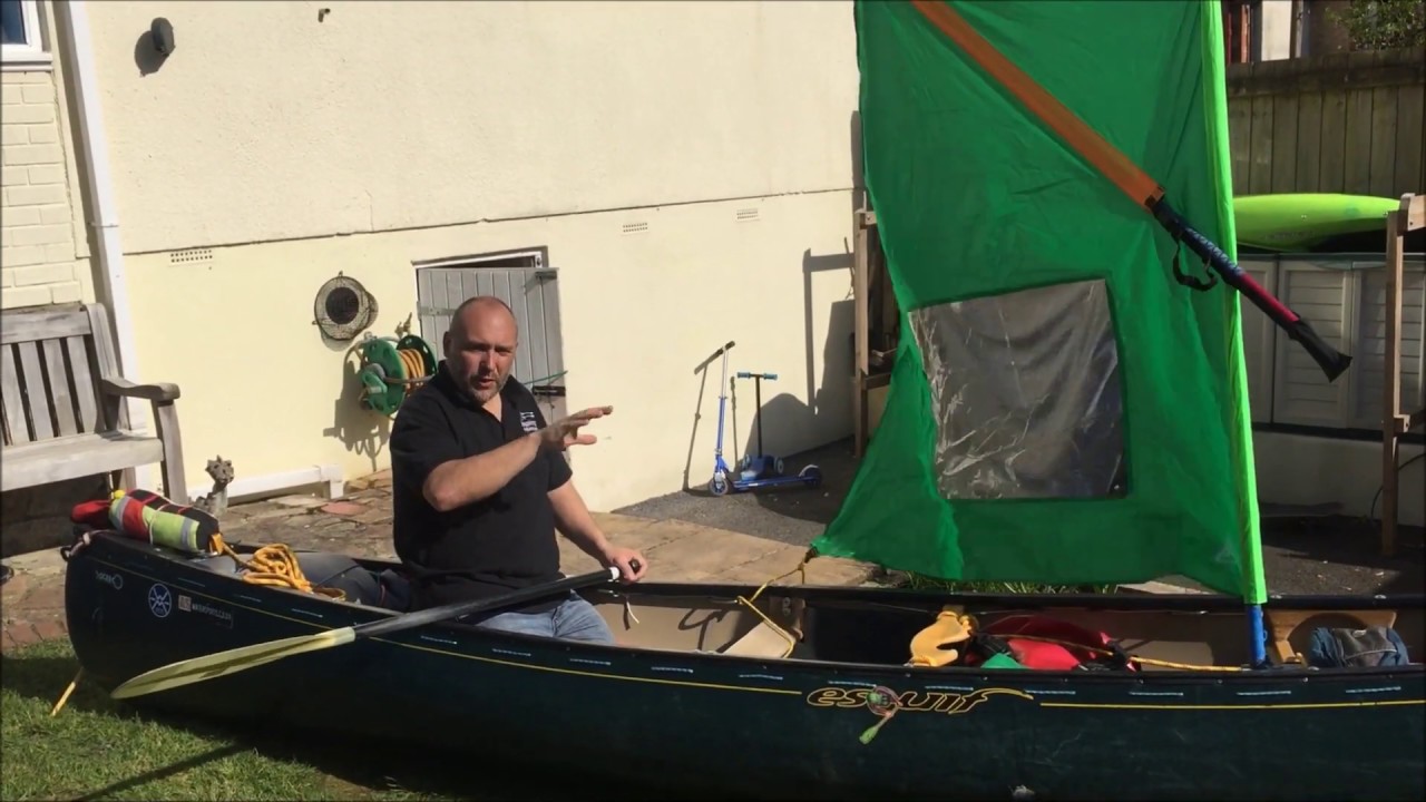 Solo sailing rig set up