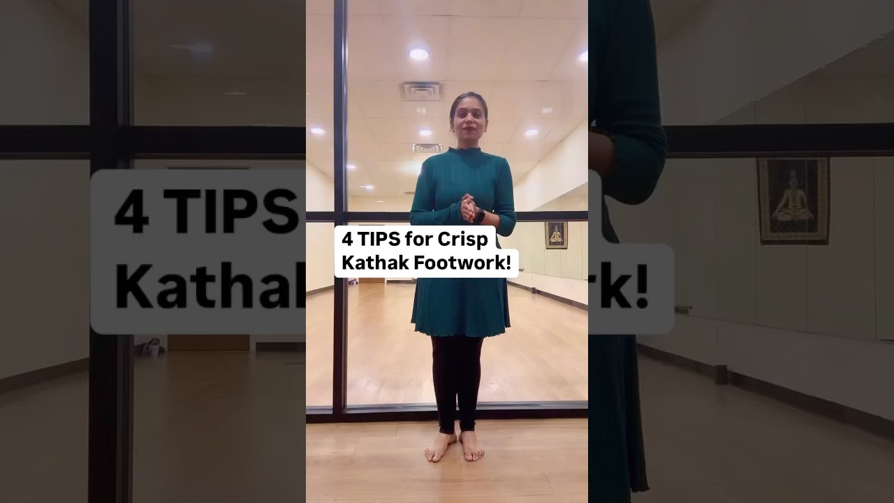 4 Tips for Footwork! #kathak #kathakclass #kathakdancer #kathakdance #kathakclass aninditakathak.com