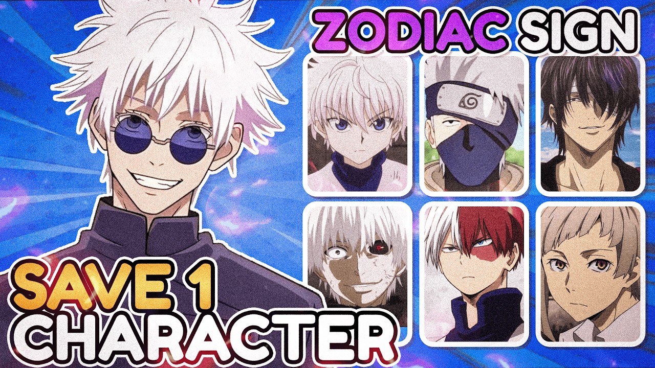 Saving ONE Anime Character Per Zodiac Sign (Ultimate Quiz!)