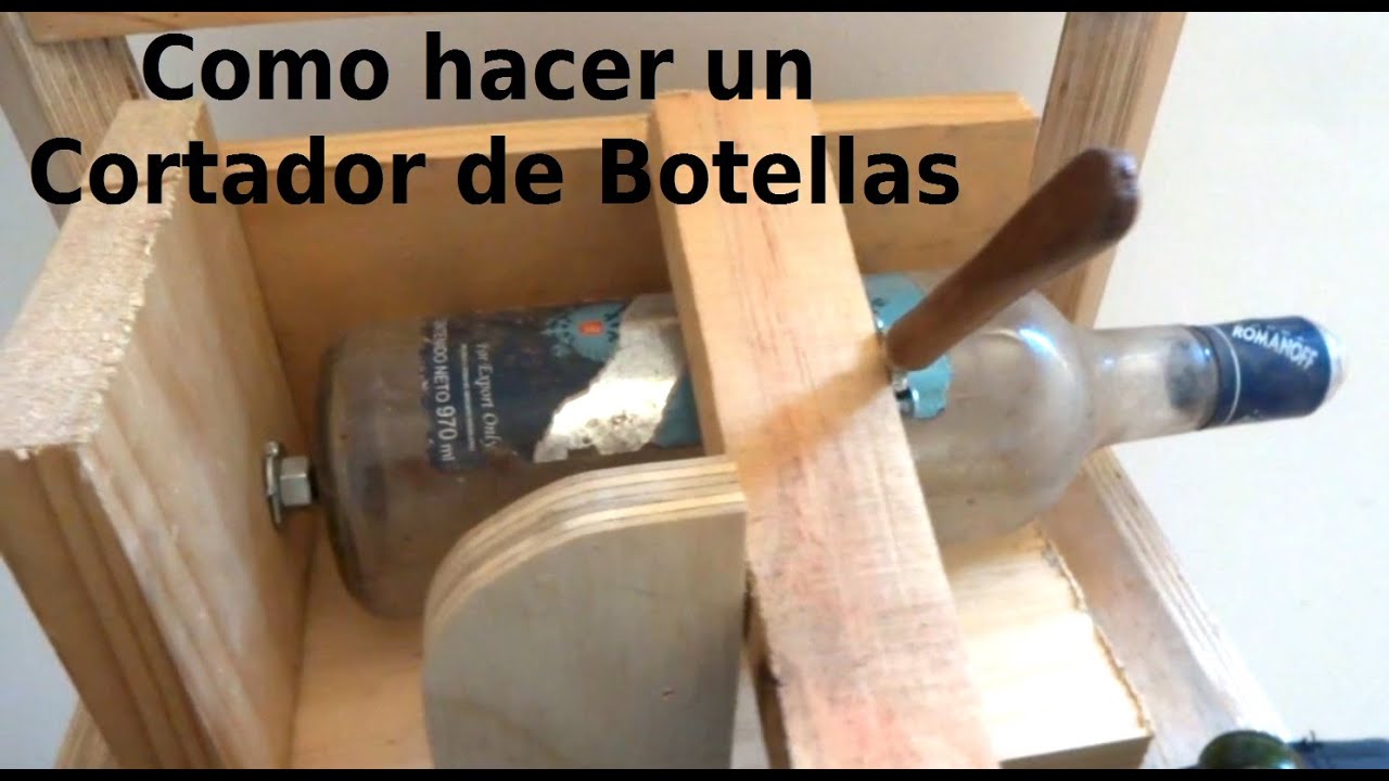 Como hacer una Herramienta para Cortar Botellas | Bunker Maker