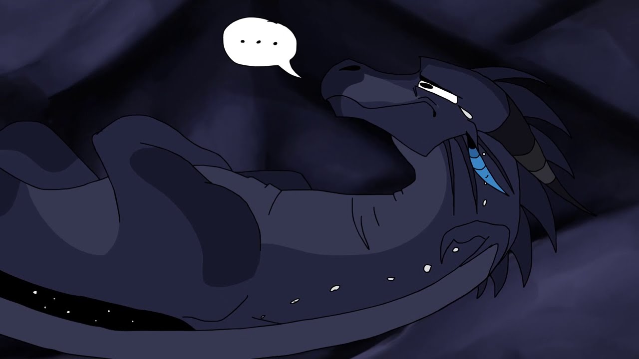 Тёмный охотник был изжарен Луной \\Крылья огня\\ мем