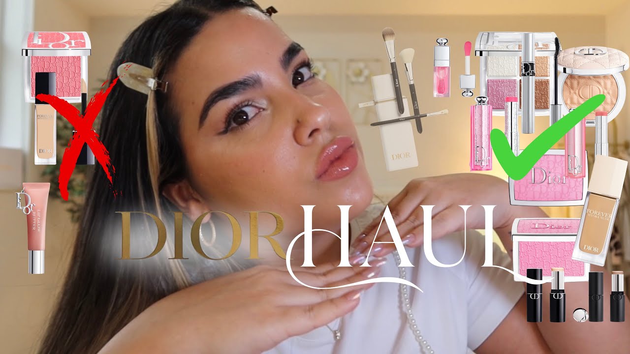 DIOR BEAUTY MAKEUP.  DIOR HAUL. LO PEOR Y MEJOR DE MI RENOVACION DE MAQUILLAJE.