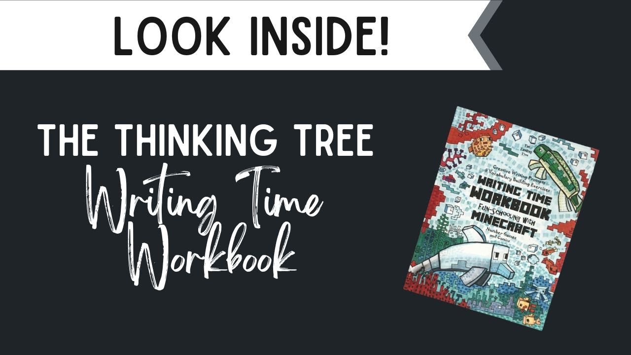 *Look Inside* | Funschooling Journal | Writing Time Workbook | Minecraft