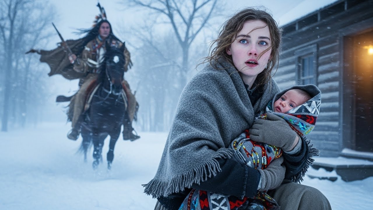 ELLA ENCONTRÓ A UN BEBÉ SIOUX SOLO EN LA NIEVE — EL JEFE CABALGÓ TODA LA NOCHE PARA VER SU ROSTRO.