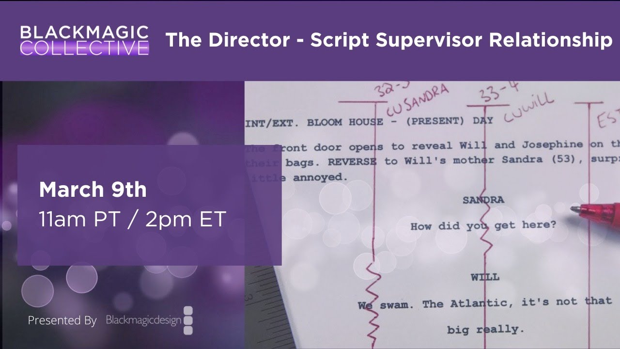 The Director-Script Supervisor Relationship