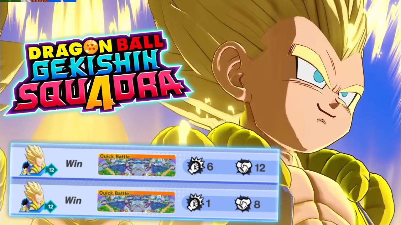 ACTUALLY CRACKED! SSJ Gotenks In Gekishin Squadra (First Matches)