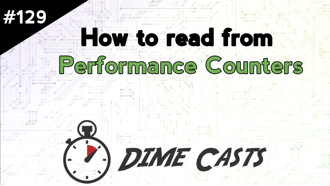 How to read from Performance Counters