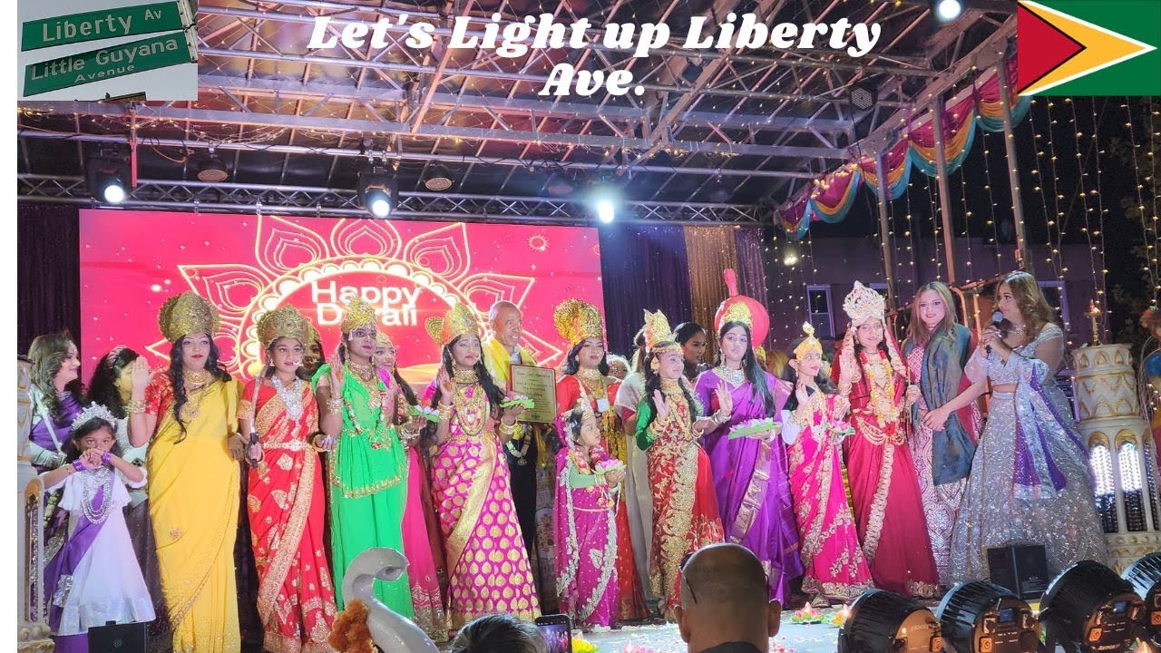 🇬🇾🇬🇾Diwali Celebration on Liberty Ave / Little Guyana Featuring Raymond Ramnarine & Ravi B.🇬🇾🇬🇾