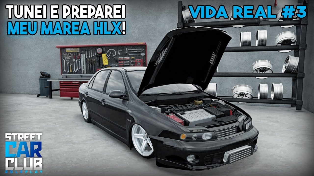 Comprei, TUNEI e PREPAREI um MAREA HLX! (Ganho de 100 CV) Street Car Club RP VIDA REAL #3