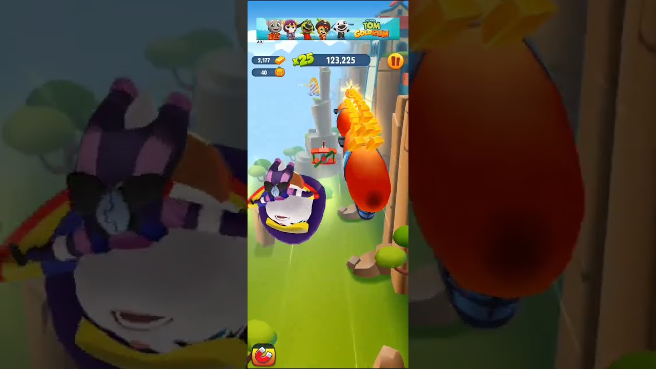 Hôm nay tôi chơi Talking Tom Gold Run - Phần 2 