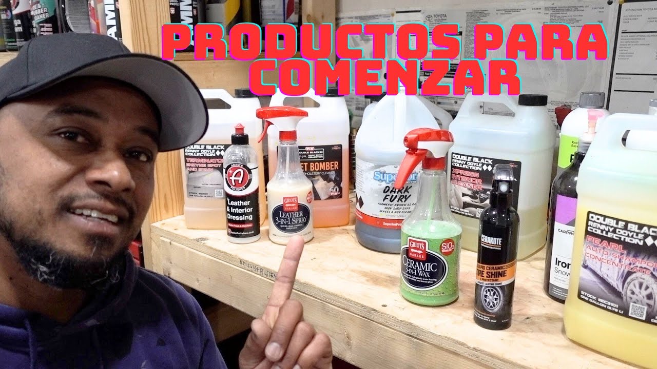 Estos Son Los Productos con los que Empesaria Mi Negocio de Detallado