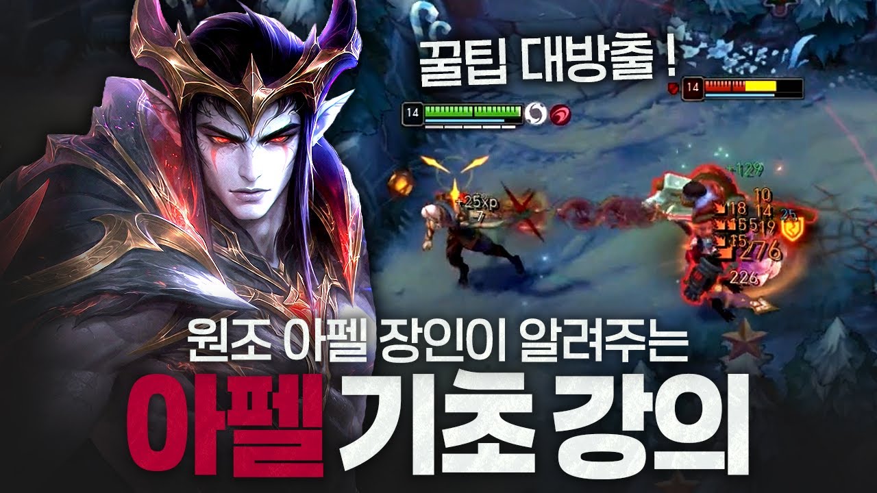 [땅우양] 시즌 마지막 아펠리오스 기초 강의 들어갑니다!【원딜 강의】【전프로원딜】【챌린저 원딜】【아펠리오스