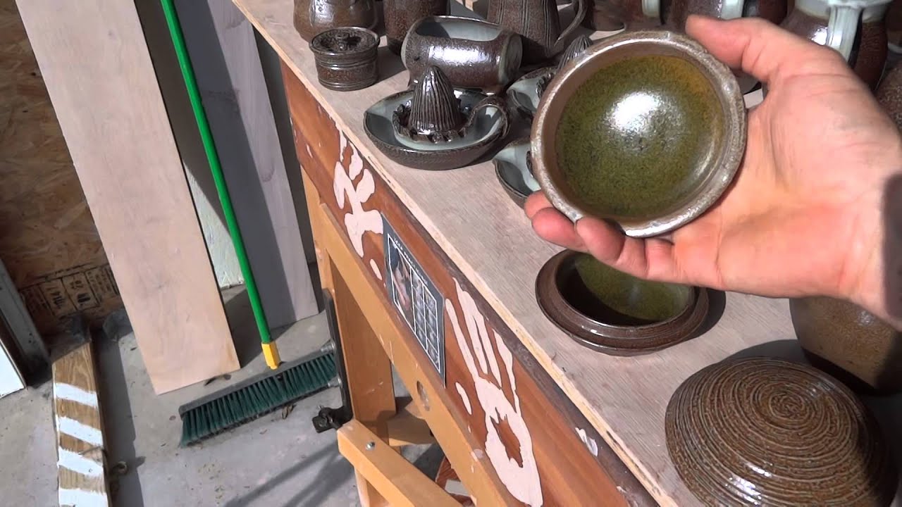 SIMON LEACH POTTERY TV - Results of salt kiln firing ! - thoughts.