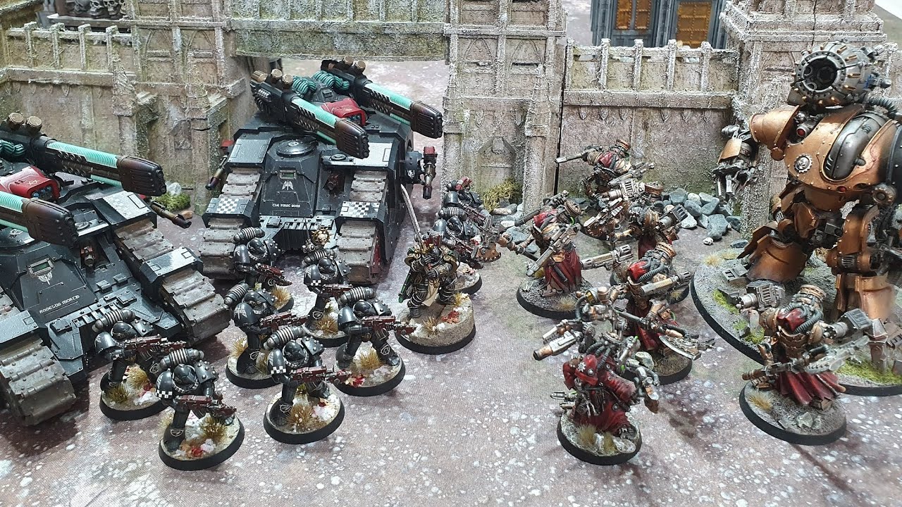 Dark Angels vs Mechanicum, Warhammer Horus Heresy battle report