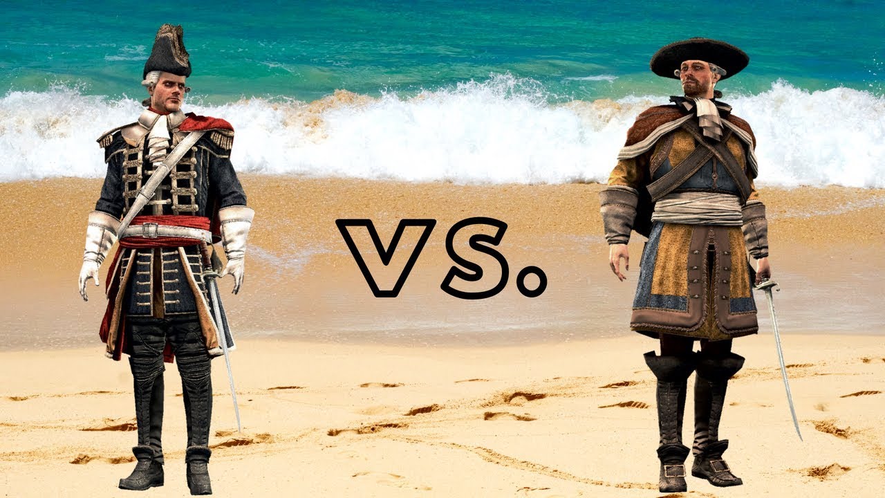 Assassin's Creed IV Black Flag - British & Spanish NPC Sword Fights