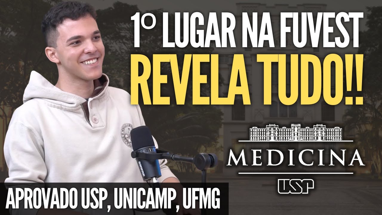 #32 Como ele passou em PRIMEIRO LUGAR na MEDICINA USP (FUVEST) direto do ensino médio? | Vitor Lara