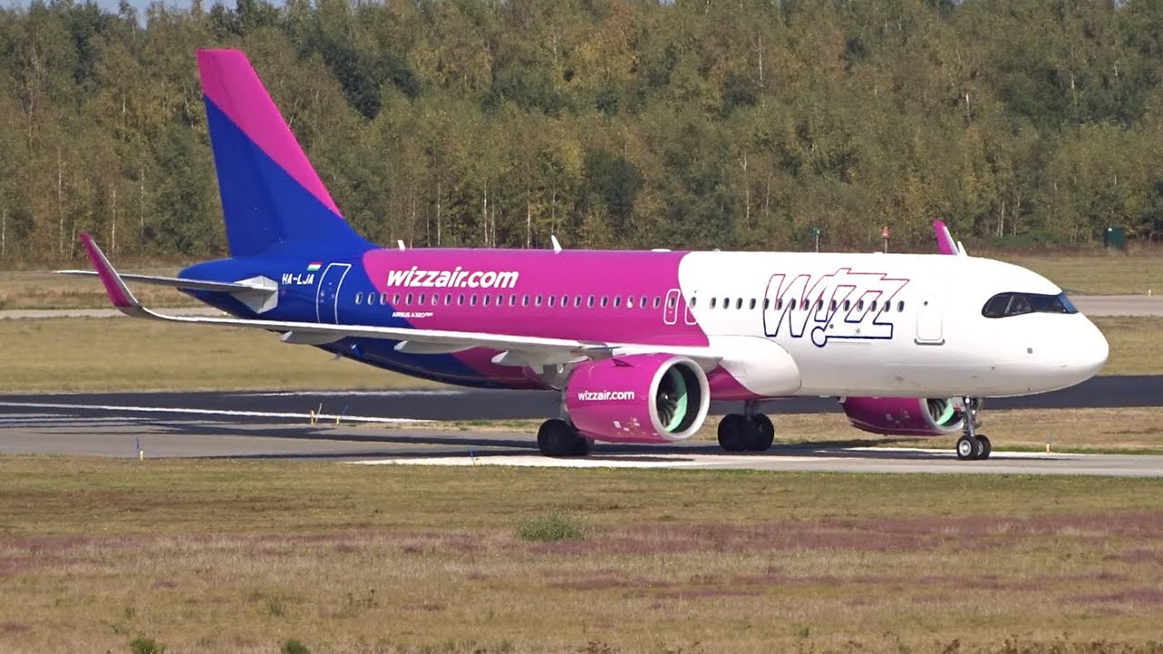 [NEW] Wizz Air Airbus A320NEO Landing, Taxi and Take Off at Eindhoven Airport