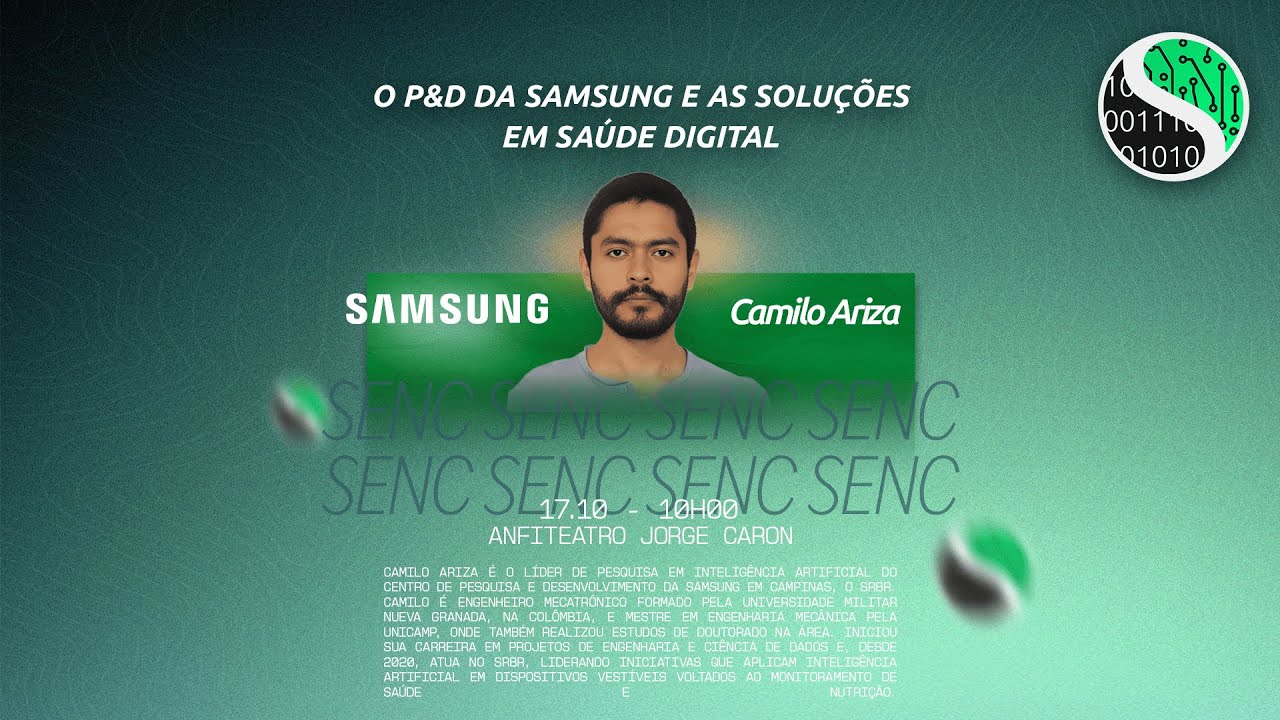 O P&D da Samsung e as Soluções em Saúde Mental - Camilo Ariza (Samsung)