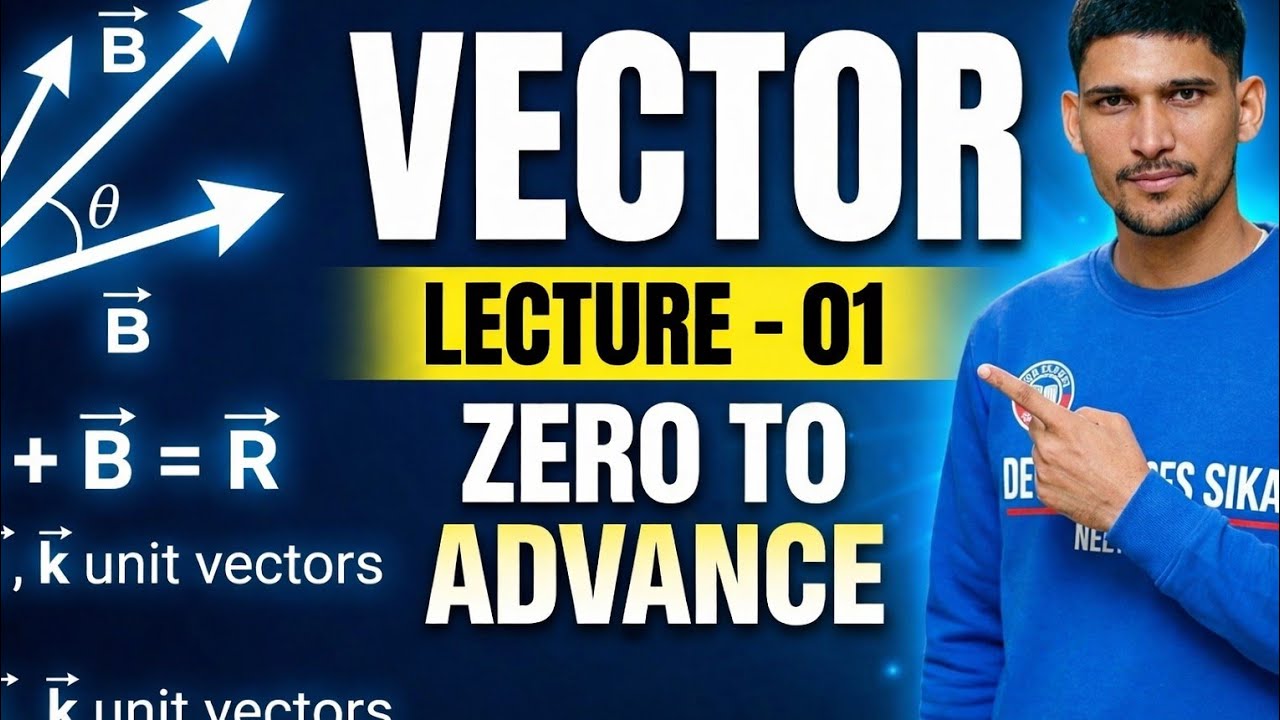 Class 11 Chap 2 ll VECTOR ll TYPES OF VECTOR, SCLAR AND VECTOR QUANTITY, QUESTIONS ll JEE MAINS-NEET